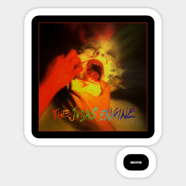 The Judas Engine_Scream Face Sticker by texaspoetrope